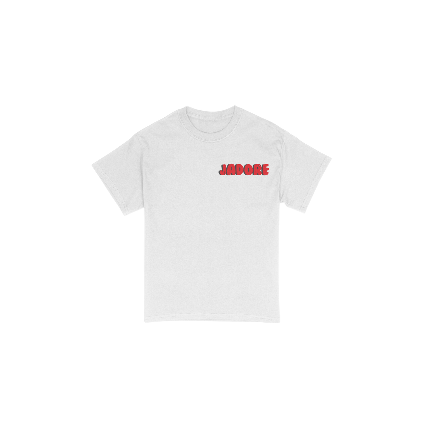 Jadore White Heart Tee