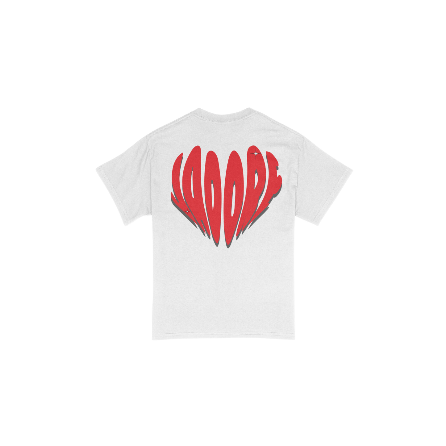 Jadore White Heart Tee